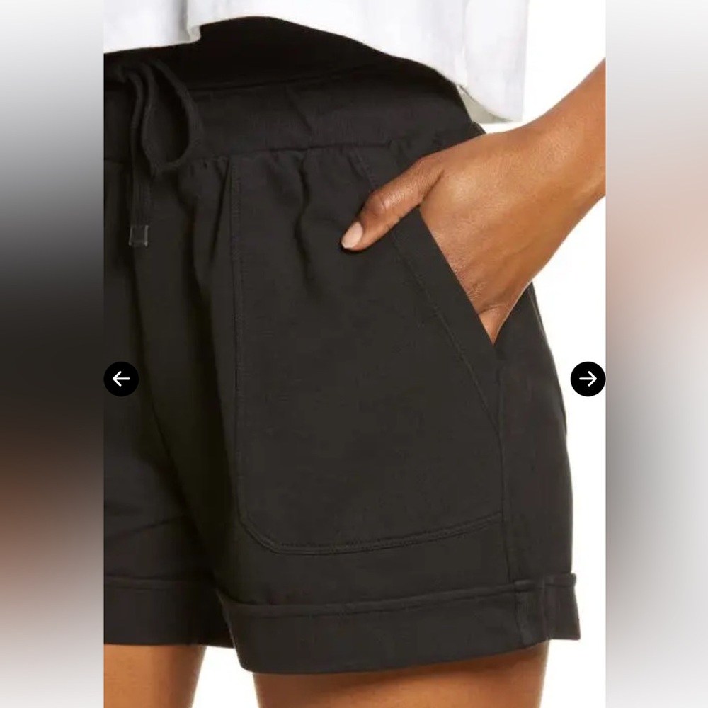 Zella Washed Organic Cotton  Shorts - Picture 4 of 8